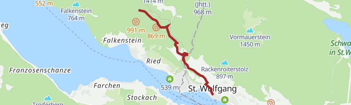 Route map: Dorneralm